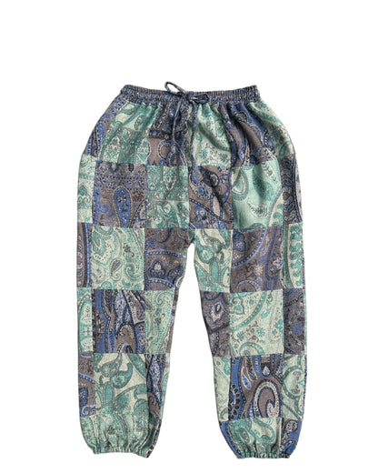 Patchwork Harem Pants