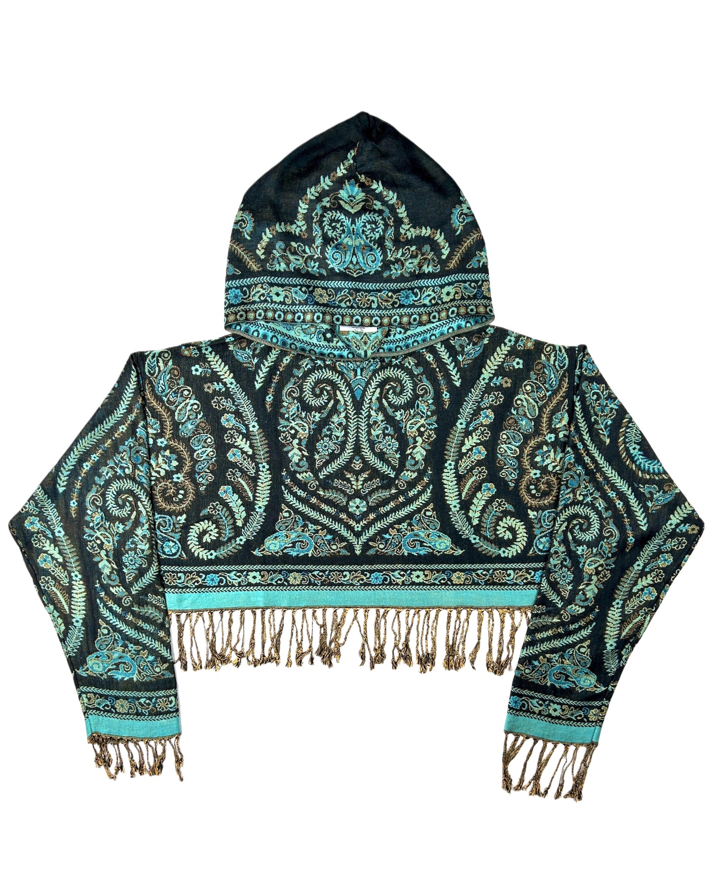 Cropped Pashmina Hoodie