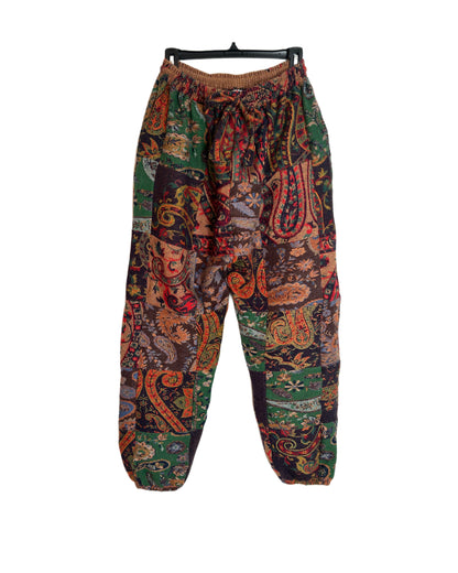 Patchwork Harem Pants