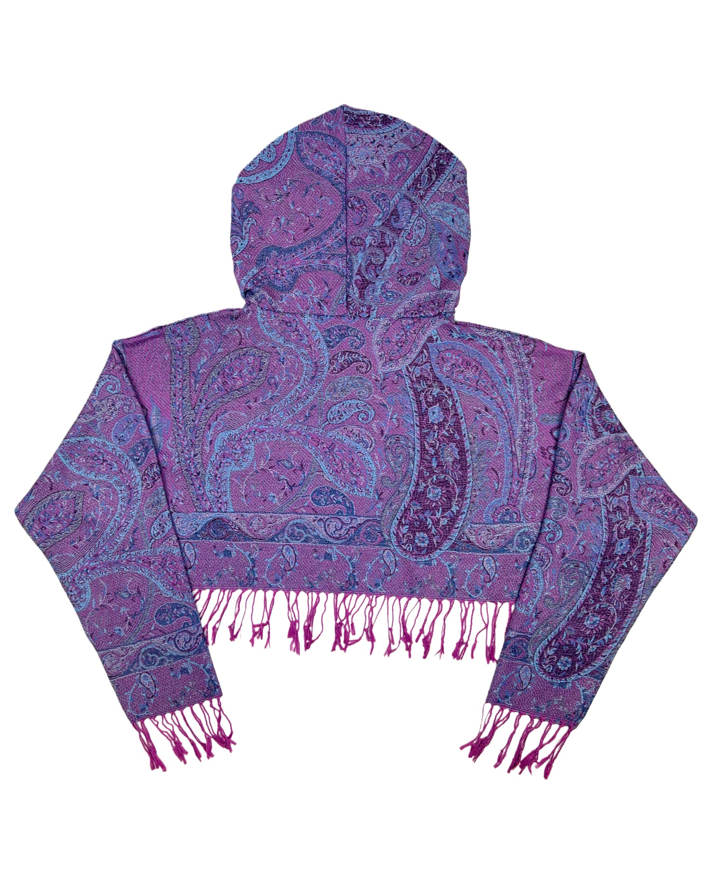 Cropped Pashmina Hoodie