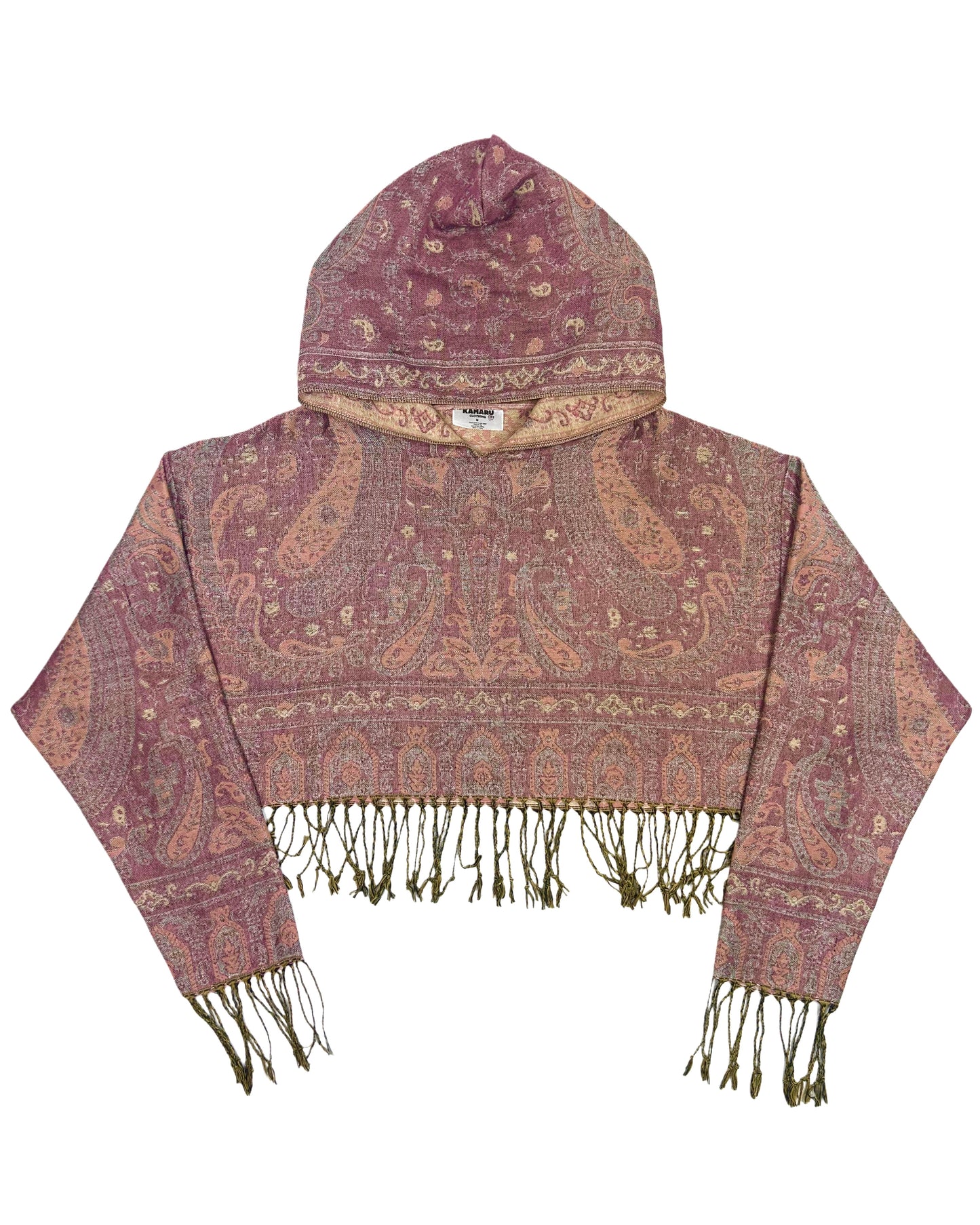 Cropped Pashmina Hoodie