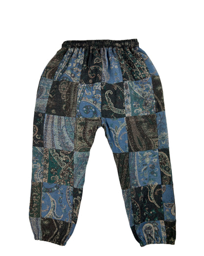 Patchwork Harem Pants