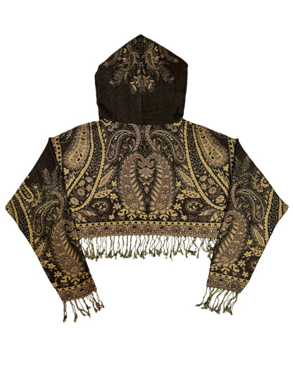Cropped Pashmina Hoodie