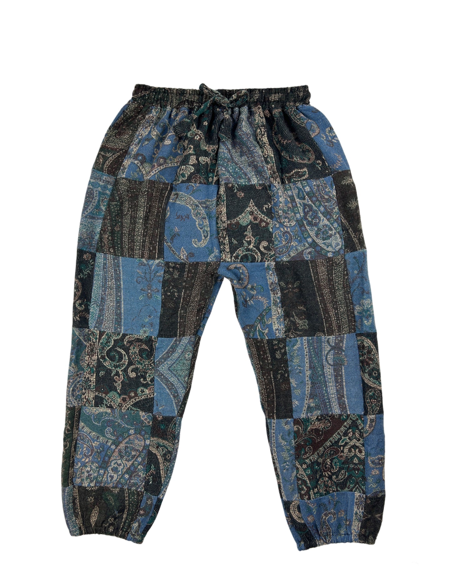 Patchwork Harem Pants