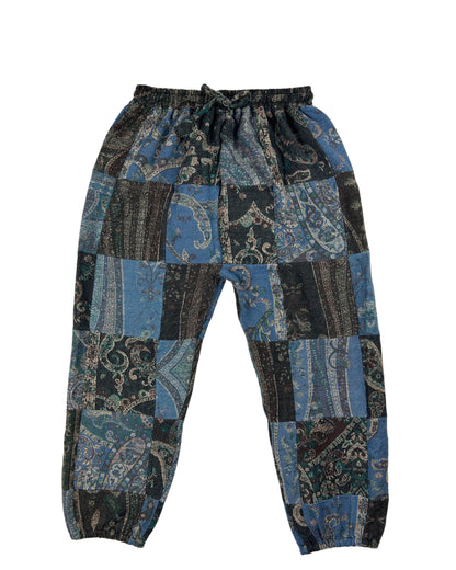 Patchwork Harem Pants