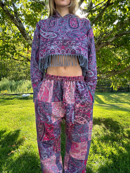 Patchwork Harem Pants