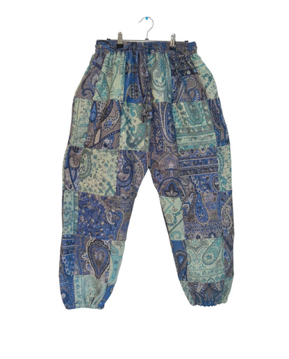 Patchwork Harem Pants