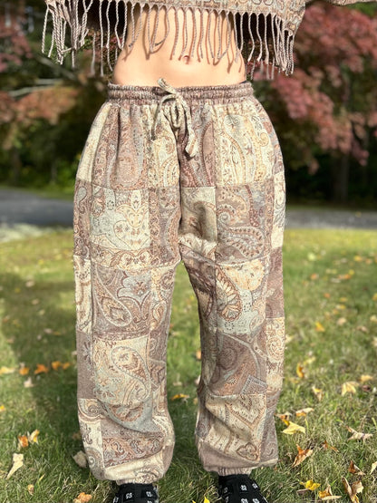 Patchwork Harem Pants