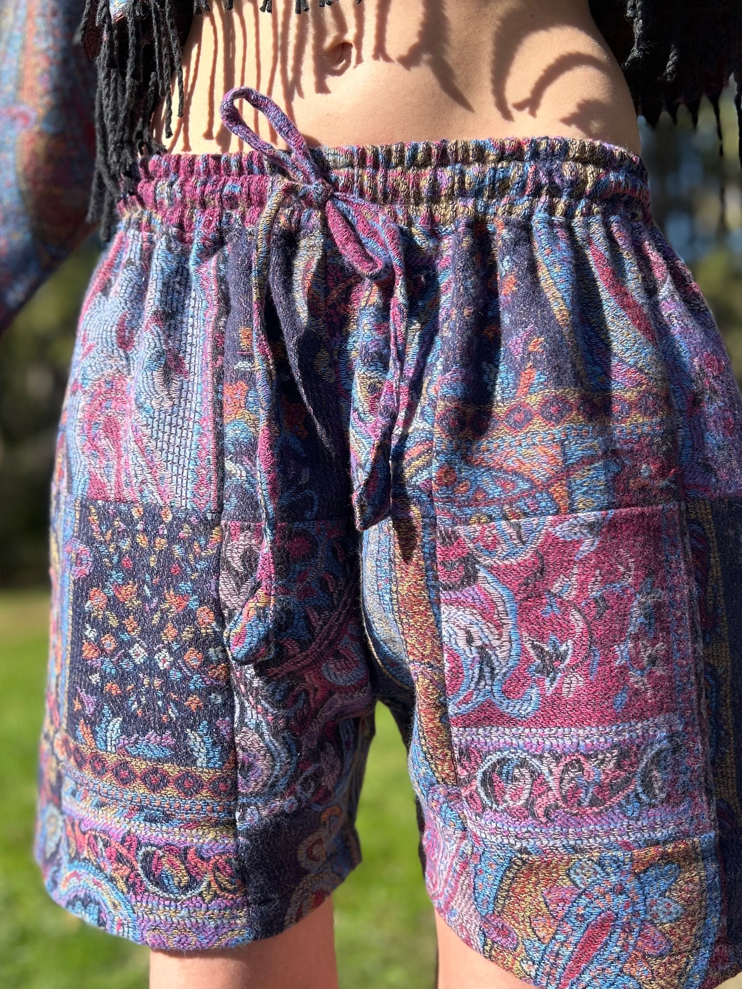 Patchwork Shorts