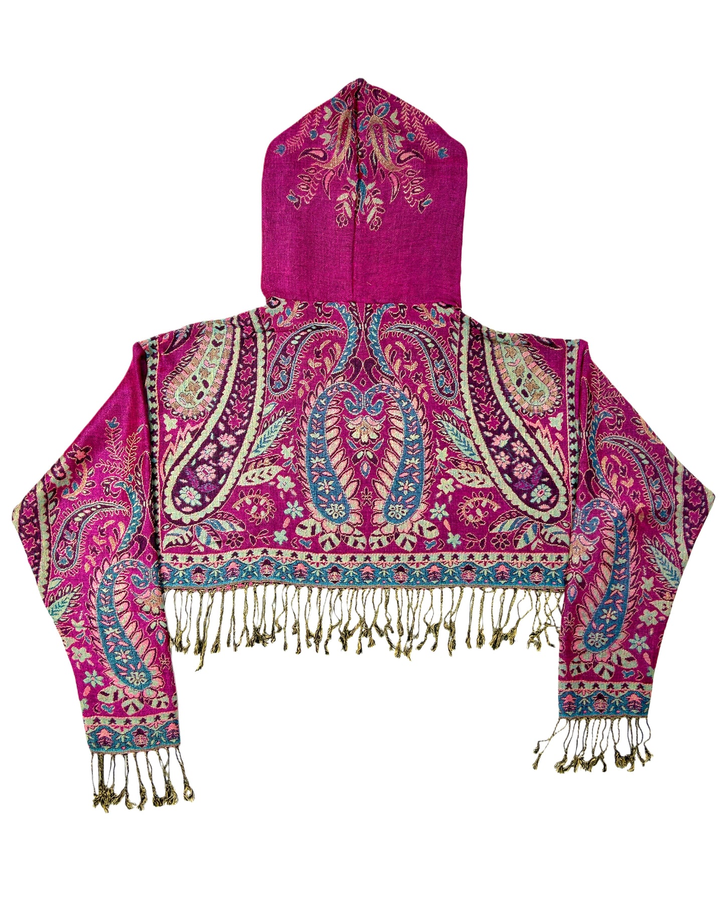 Cropped Pashmina Hoodie