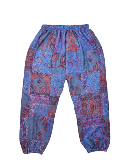 Patchwork Harem Pants