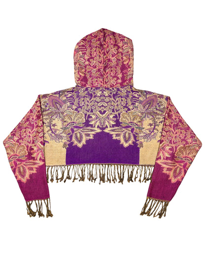 Cropped Pashmina Hoodie
