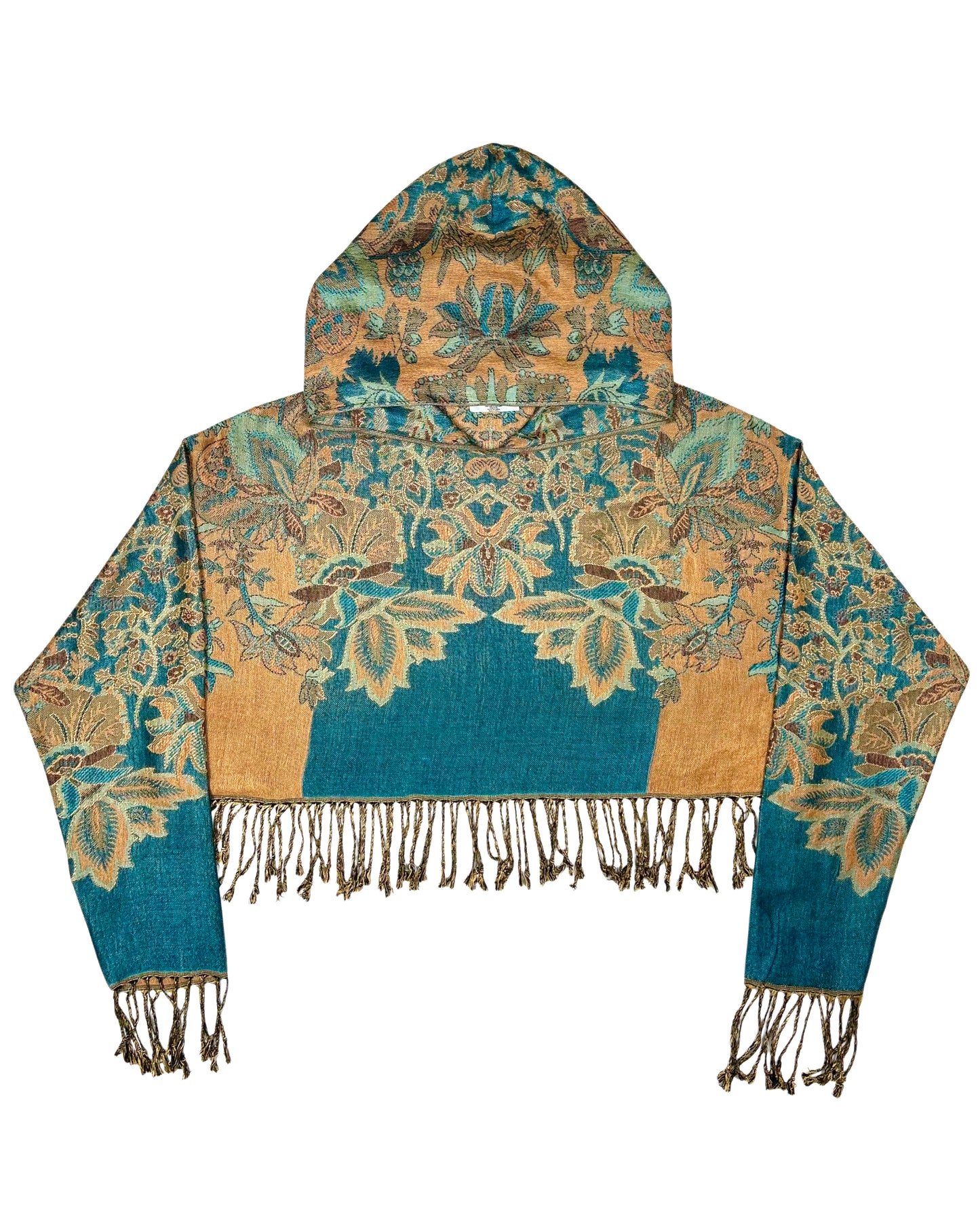 Cropped Pashmina Hoodie
