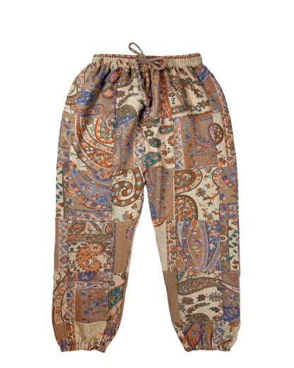 Patchwork Harem Pants