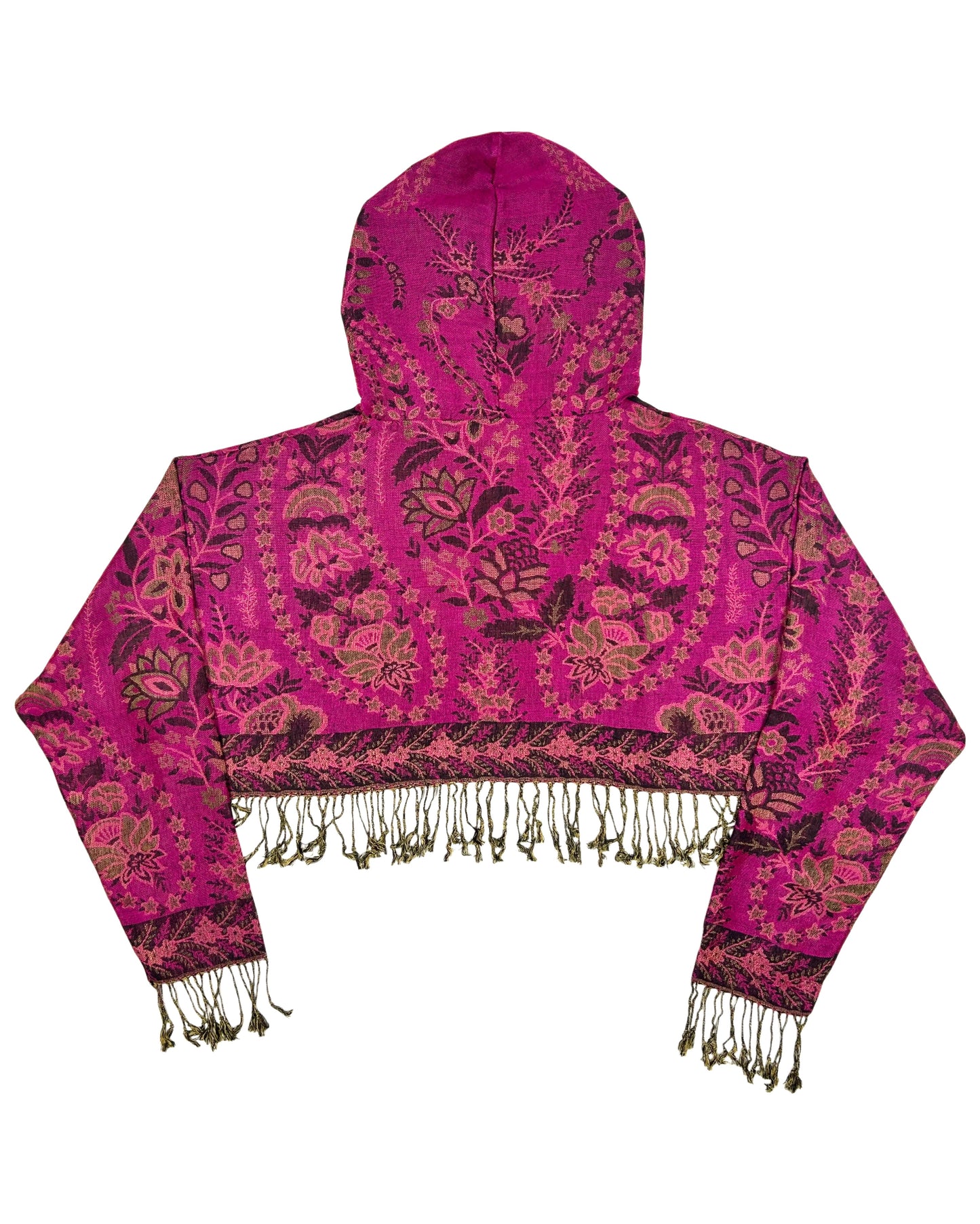 Cropped Pashmina Hoodie