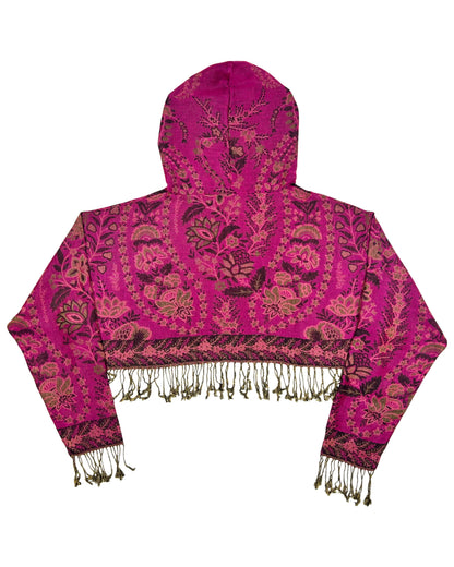 Cropped Pashmina Hoodie