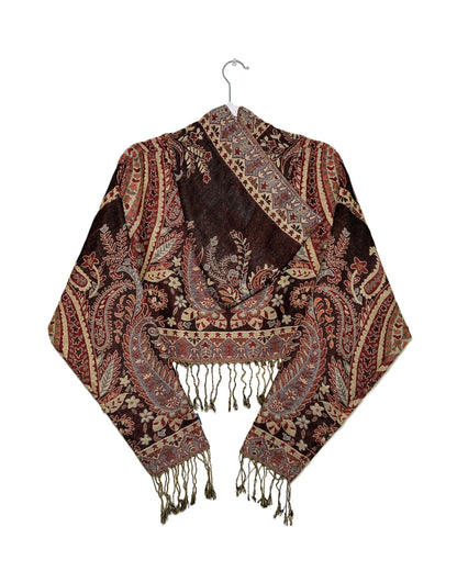 Cropped Pashmina Hoodie