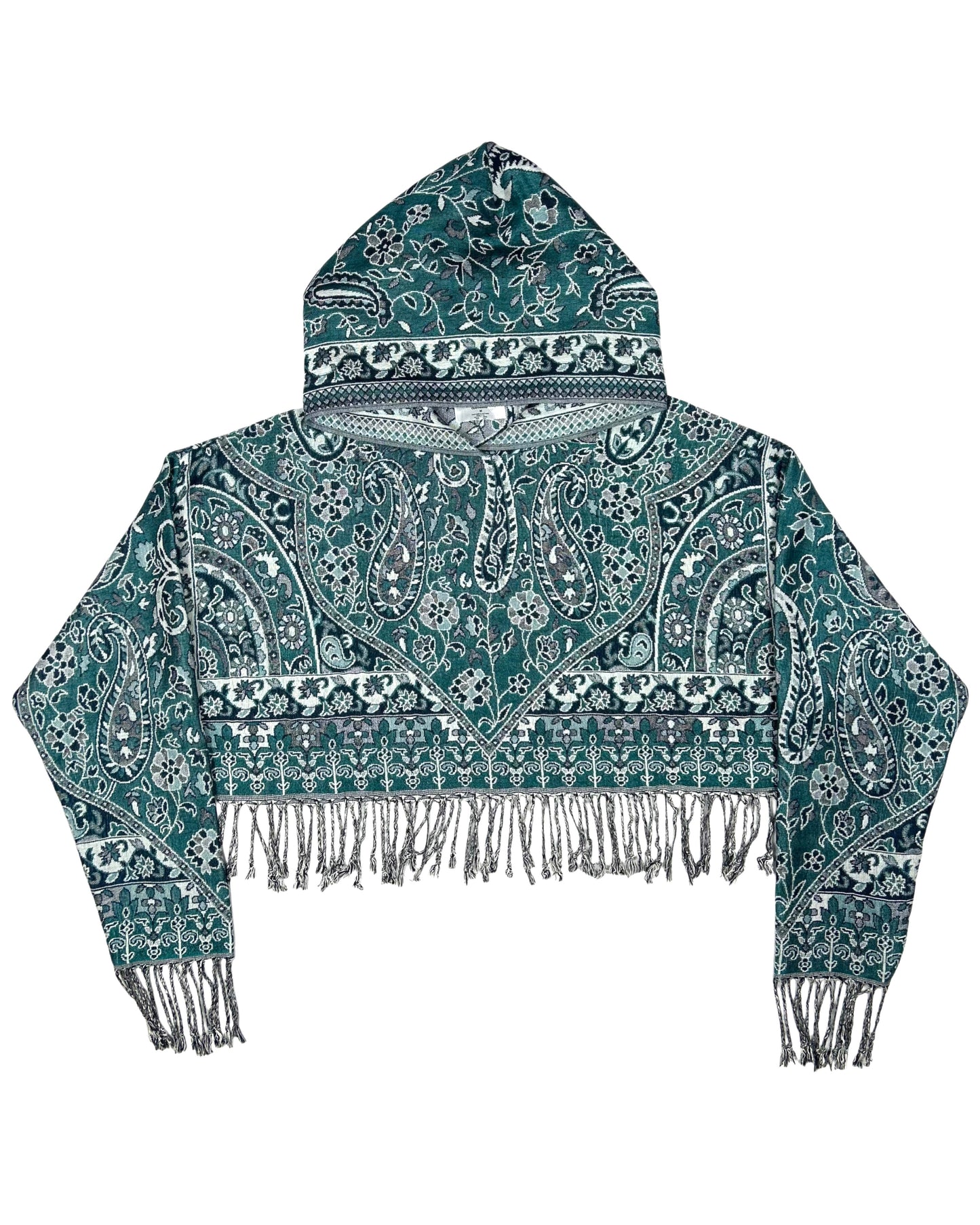 Cropped Pashmina Hoodie