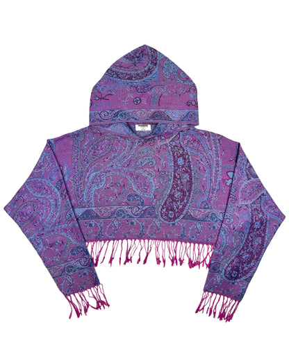 Cropped Pashmina Hoodie