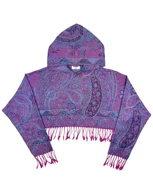 Cropped Pashmina Hoodie
