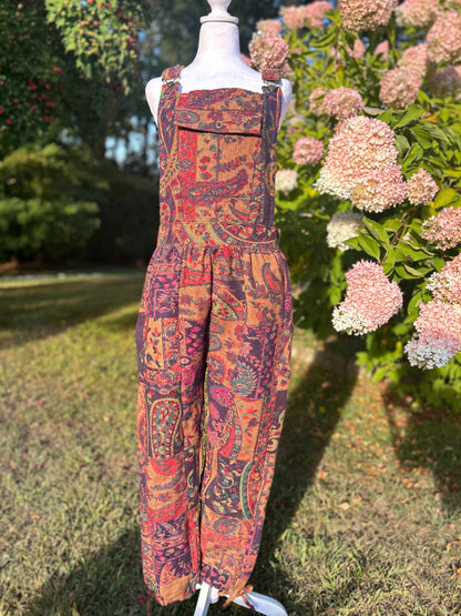 Patchwork Overalls