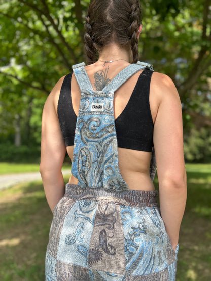 Patchwork Overalls