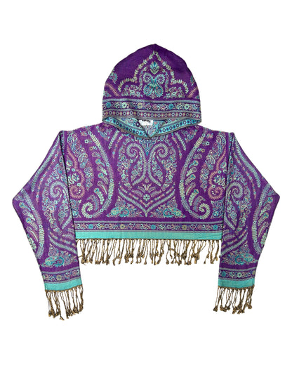 Cropped Pashmina Hoodie