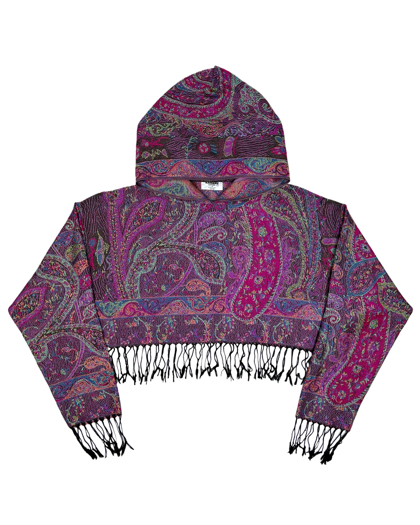 Cropped Pashmina Hoodie