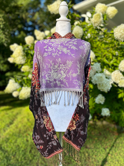 Cropped Pashmina Hoodie