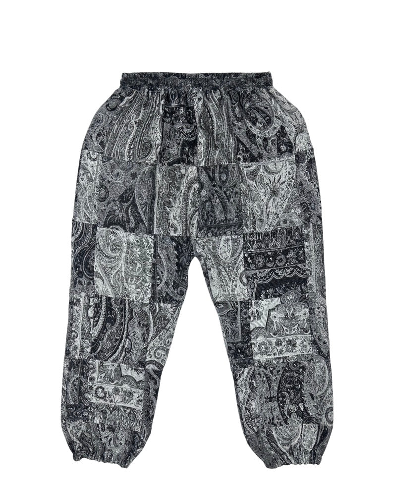 Patchwork Harem Pants
