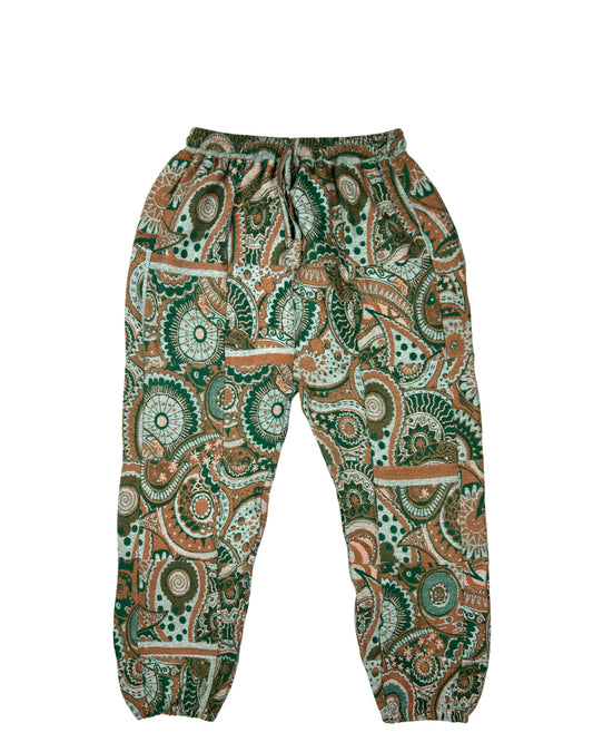 Patchwork Harem Pants