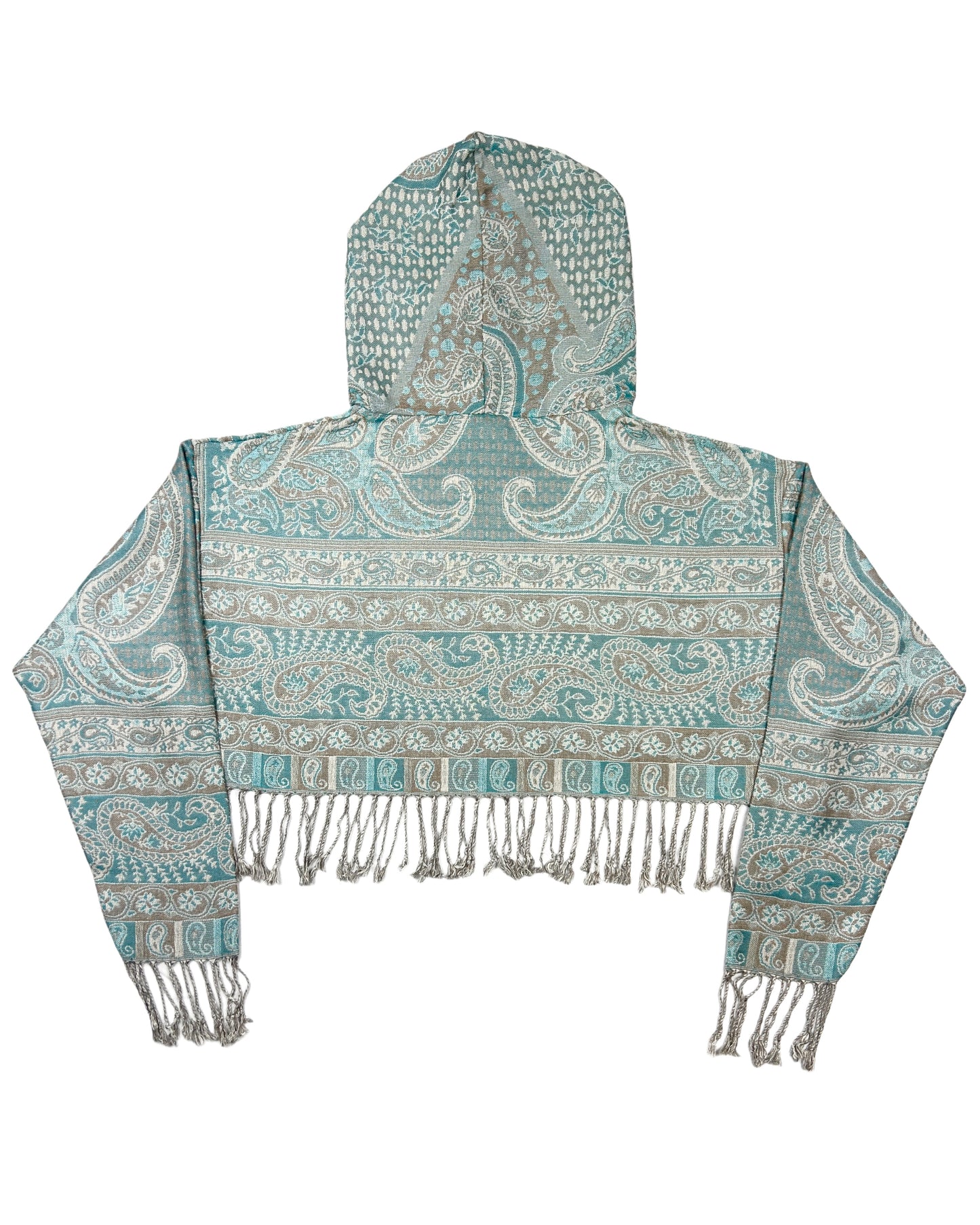 Cropped Pashmina Hoodie