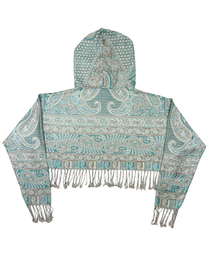 Cropped Pashmina Hoodie