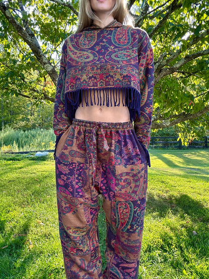 Patchwork Harem Pants