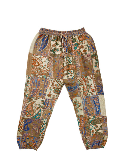 Patchwork Harem Pants