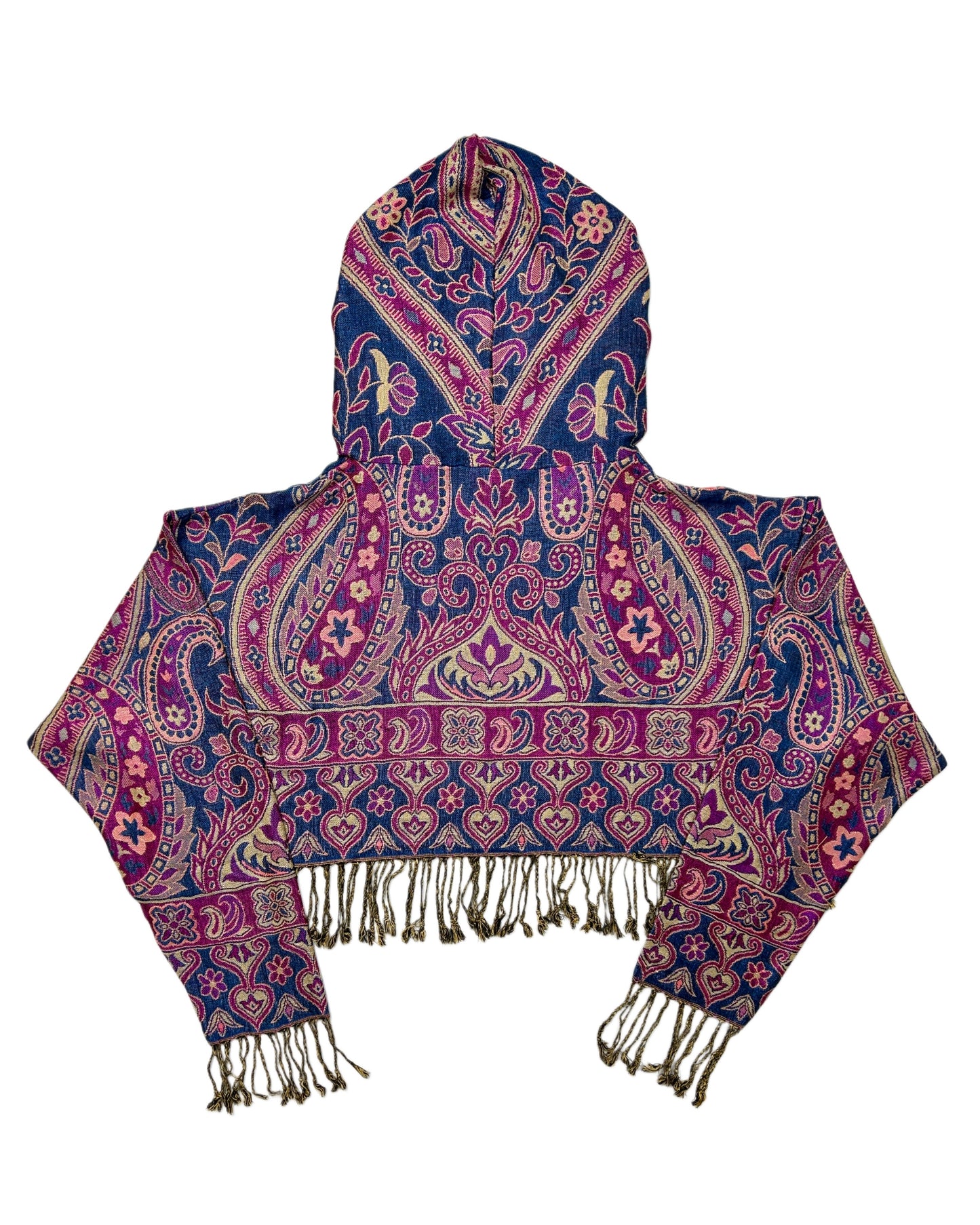 Cropped Pashmina Hoodie