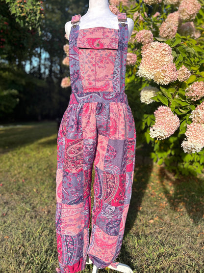 Patchwork Overalls
