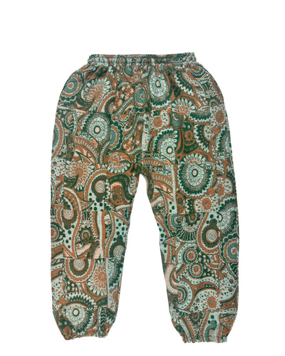 Patchwork Harem Pants