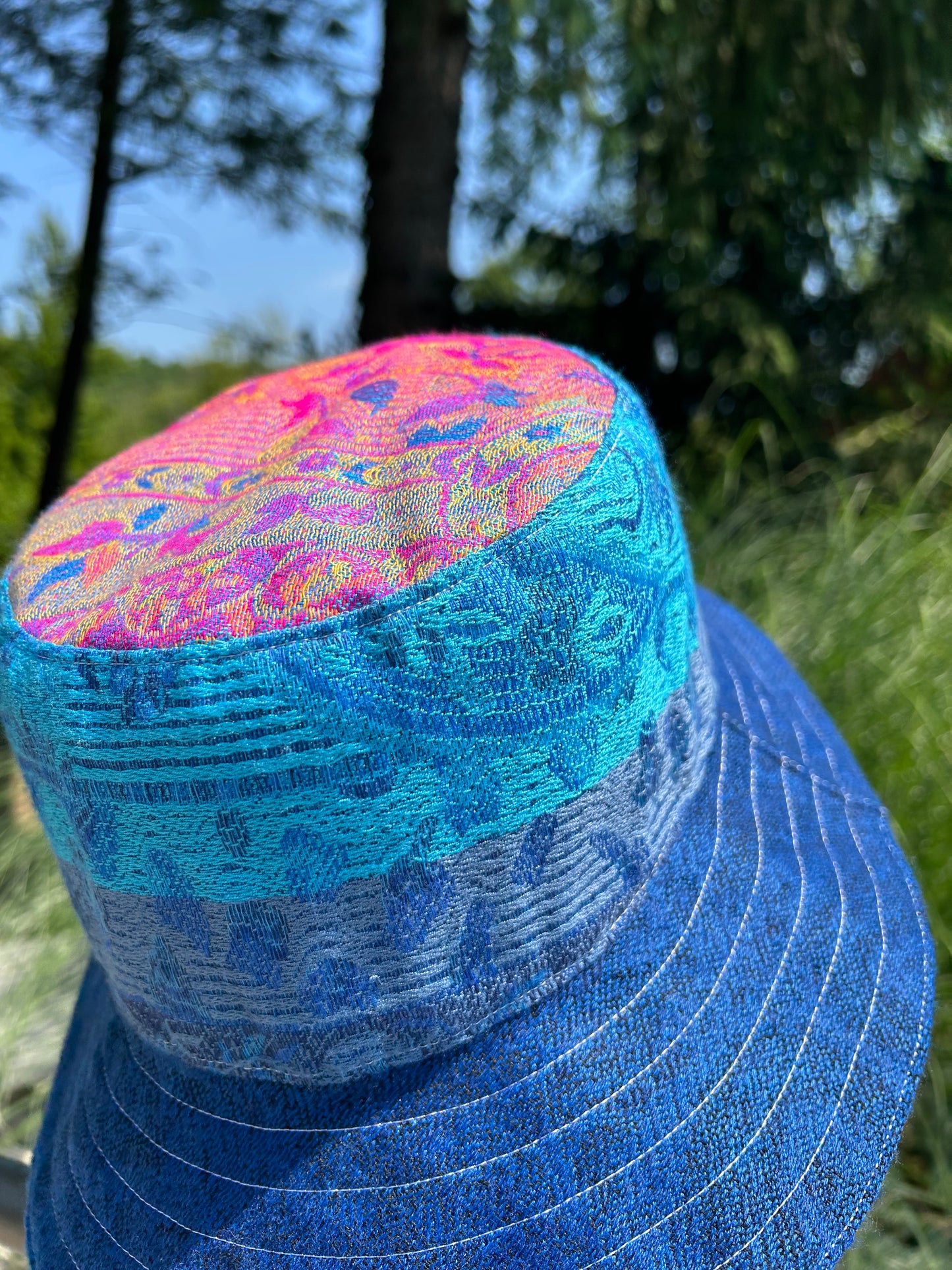 Handmade Pashmina Bucket Hat