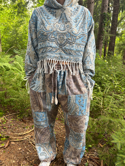 Patchwork Harem Pants