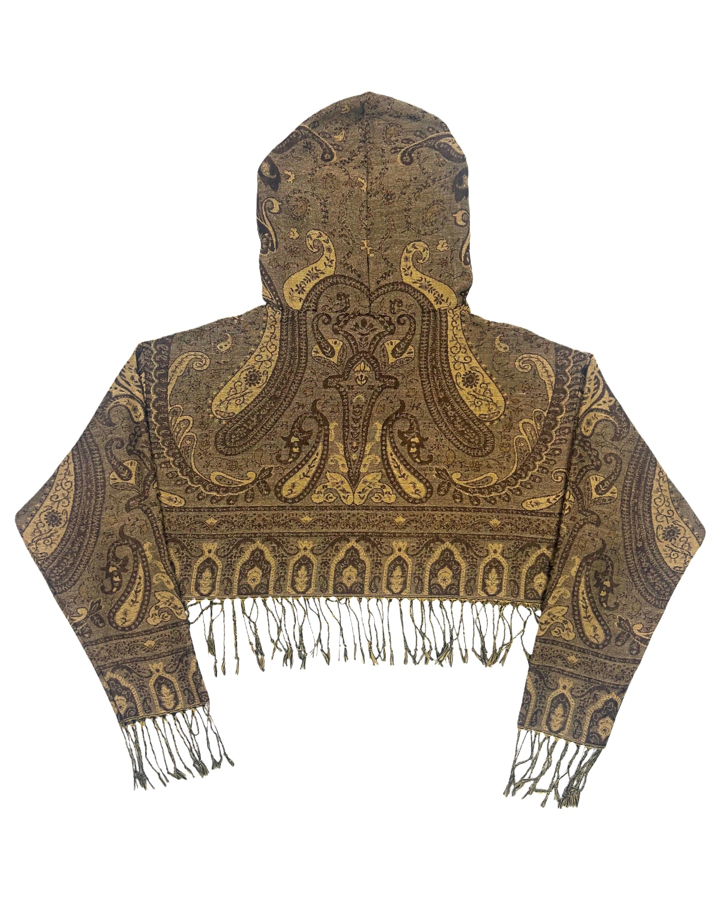 Cropped Pashmina Hoodie