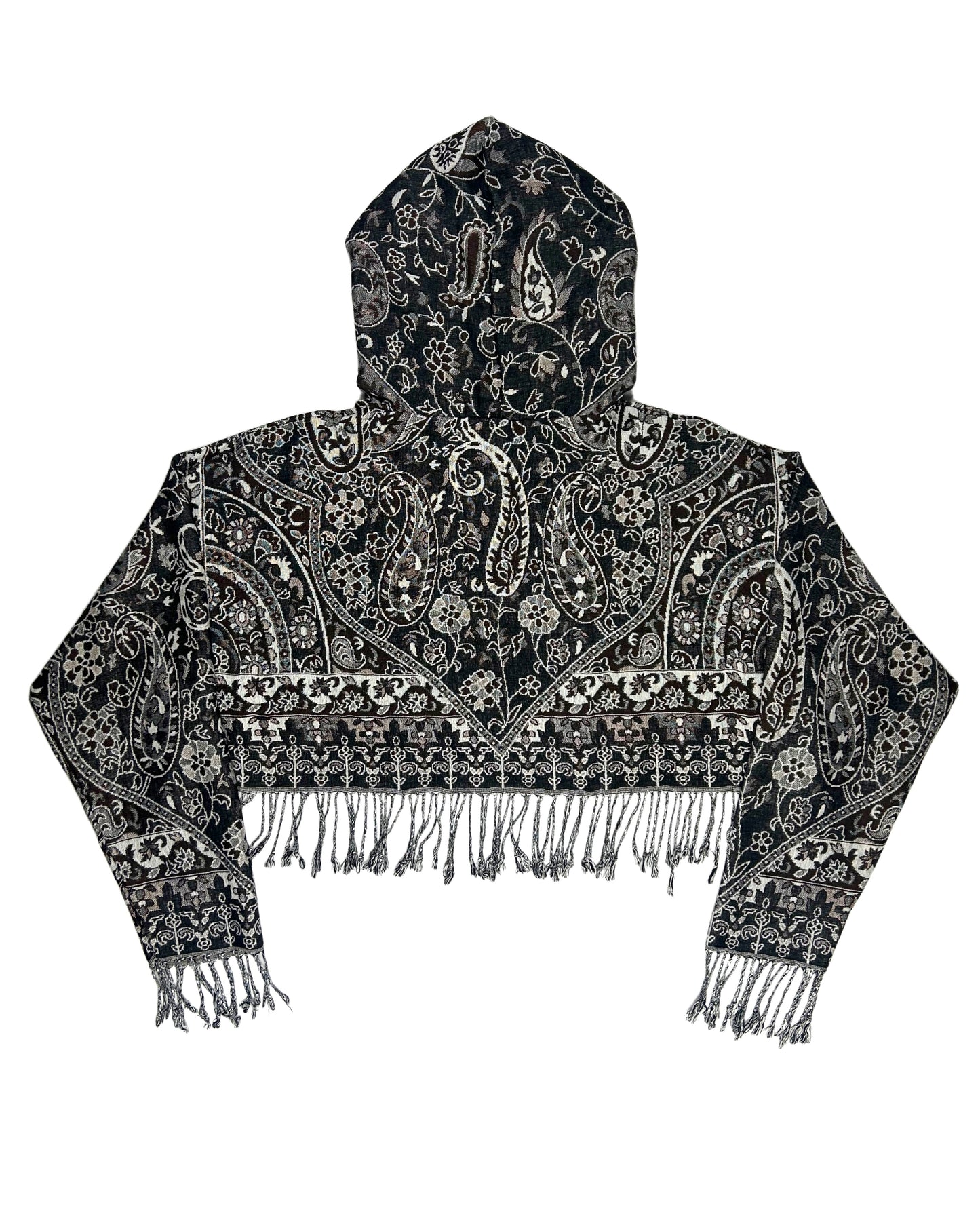Cropped Pashmina Hoodie