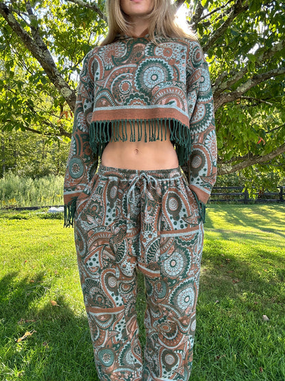 Patchwork Harem Pants