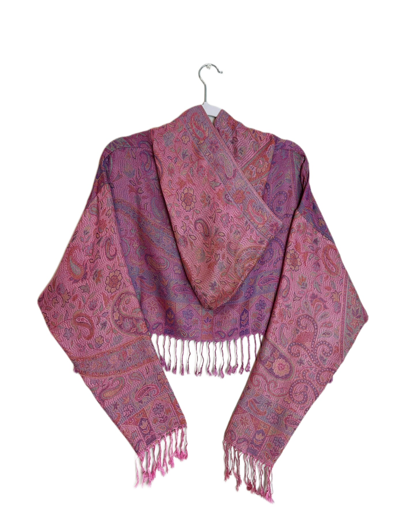 Cropped Pashmina Hoodie