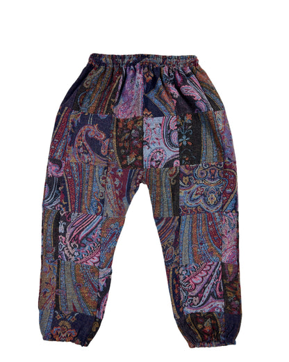Patchwork Harem Pants