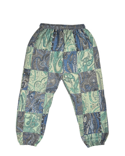 Patchwork Harem Pants