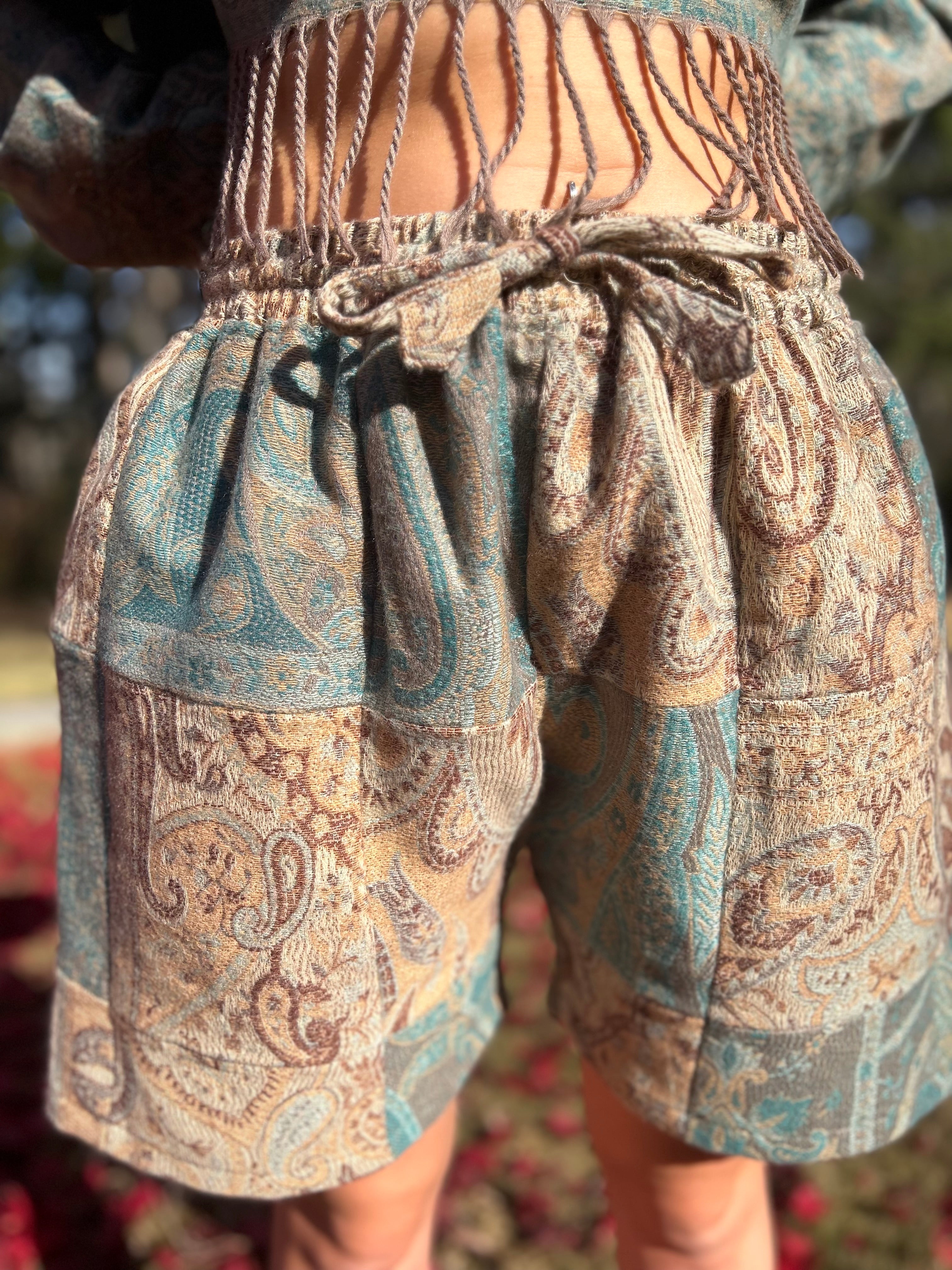 Patchwork Shorts Kamaru Clothing