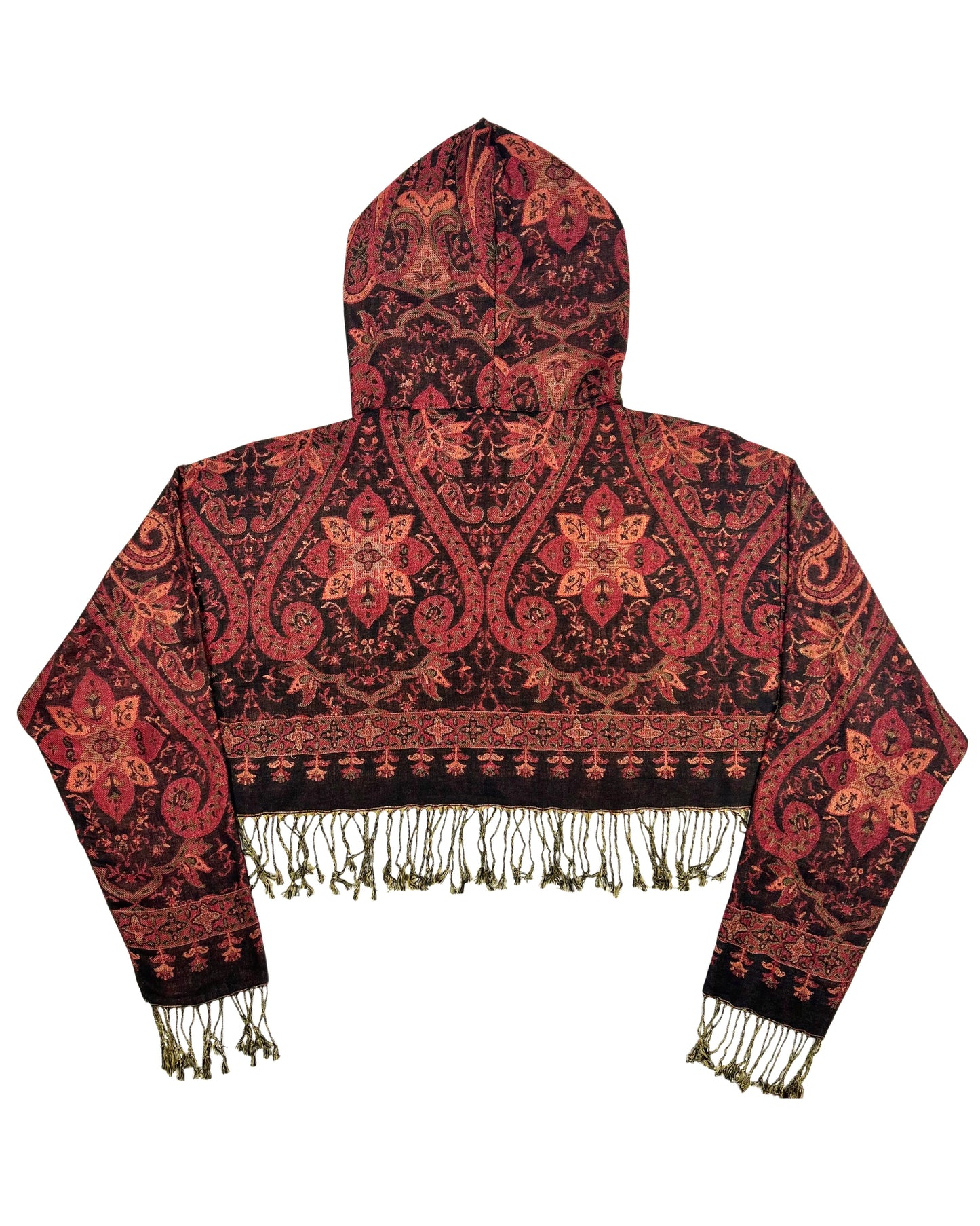 Cropped Pashmina Hoodie