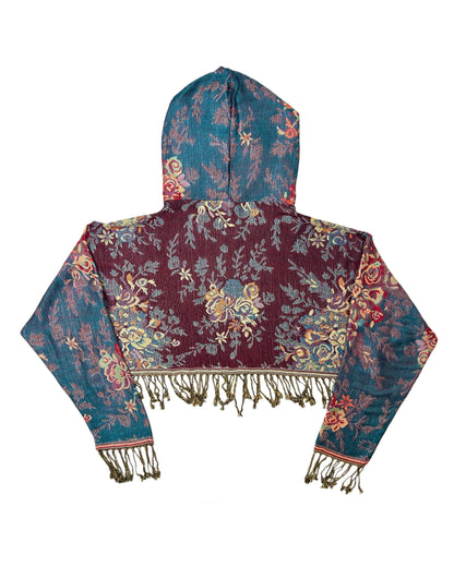 Cropped Pashmina Hoodie