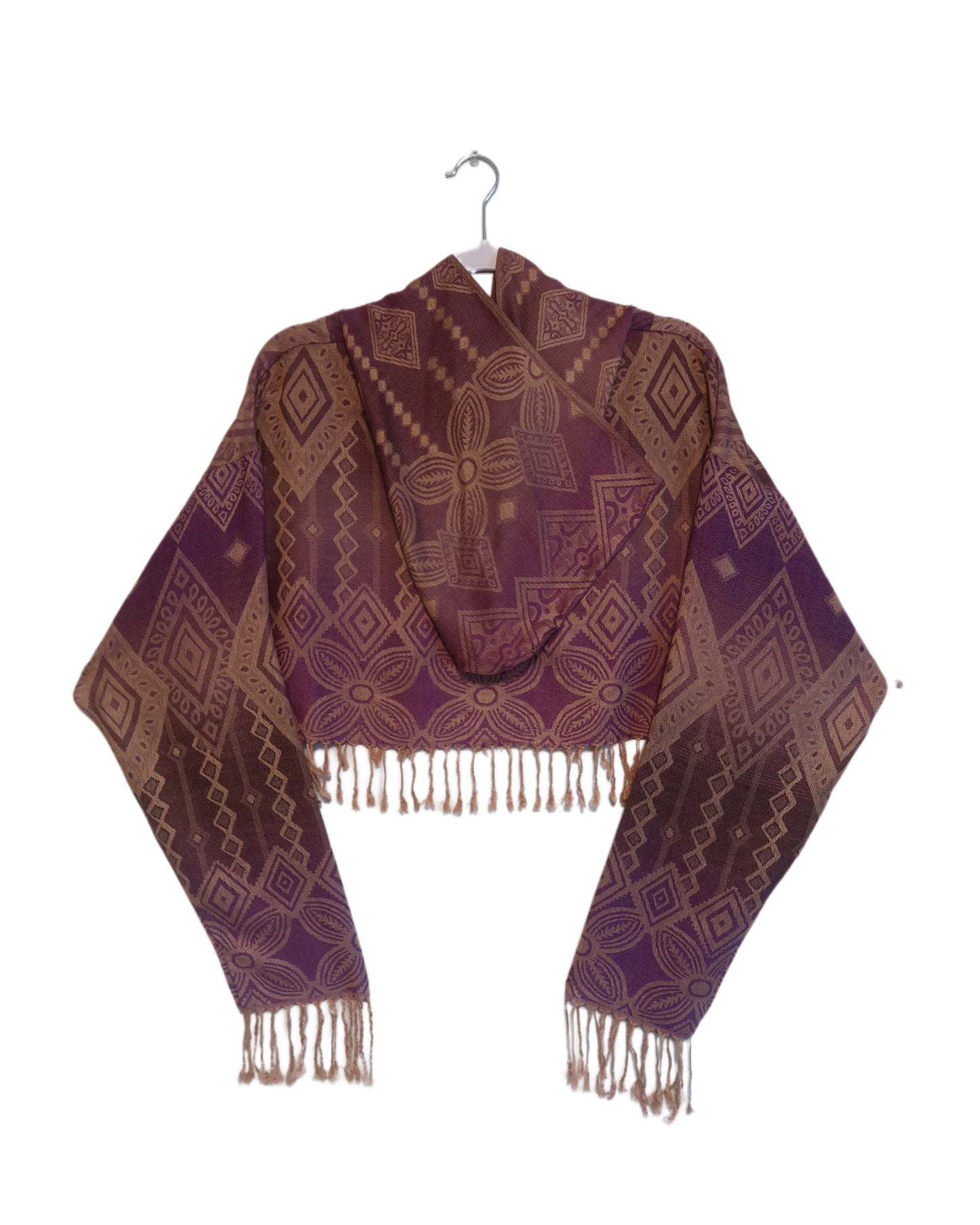 Cropped Pashmina Hoodie